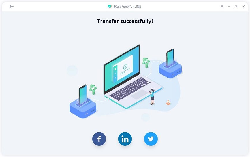 transfer LINE from Android to iPhone