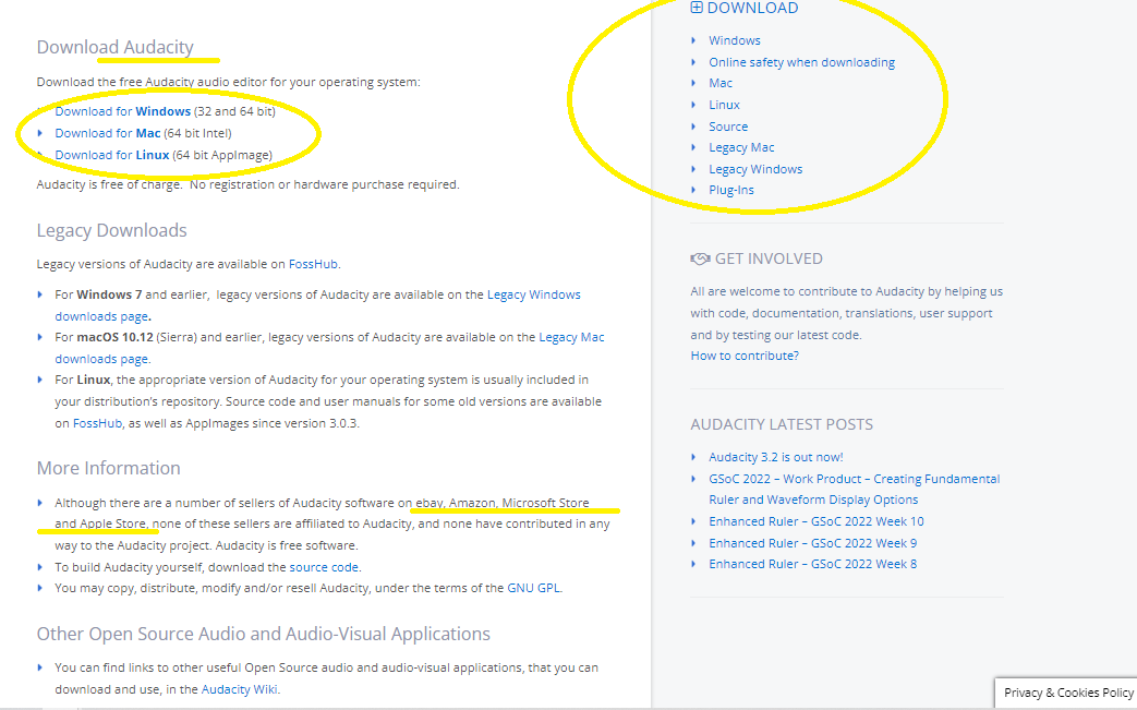 Download details show the similarities and differences.