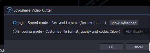 High-Speed mode or Encoding Mode