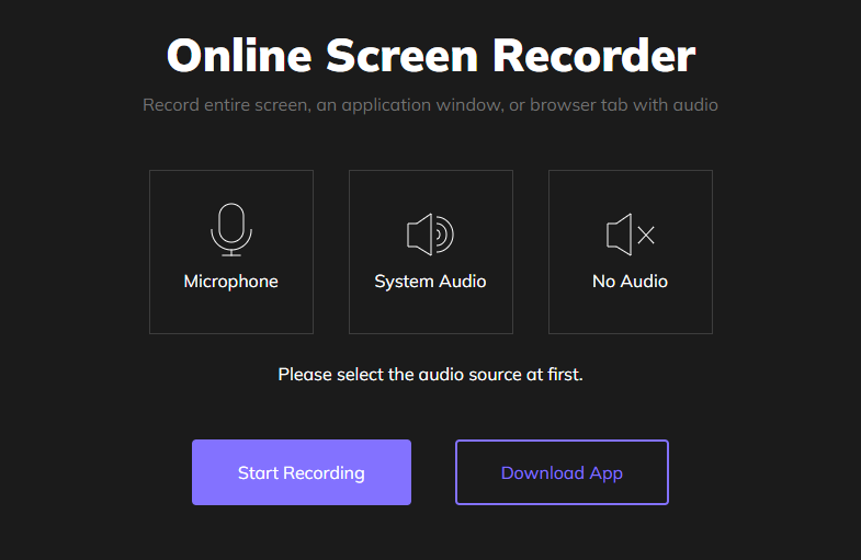 ONLINE SCREEN RECORDER