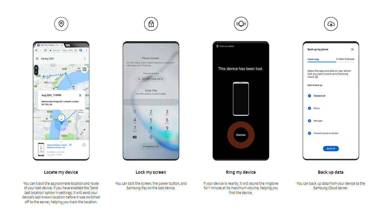 Using Samsung Find My Phone to Track a Lost Samsung Phone