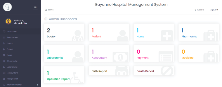 Bayanno Hospital Management System